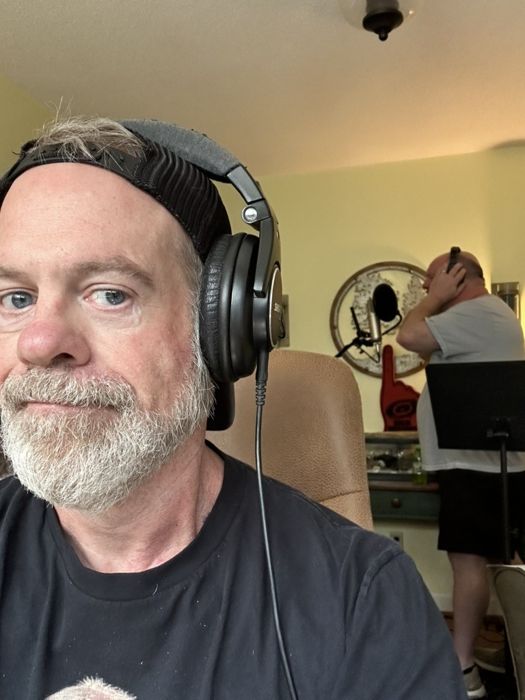 Dave and Charlie recording